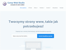Tablet Screenshot of compwebstudio.pl
